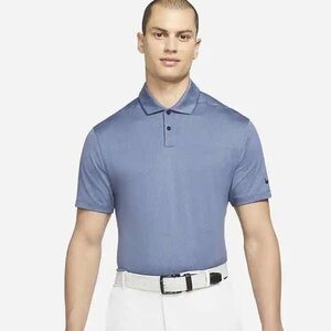 Nike Dri Fit Men's Vapor Golf Polo Shirt Top Obsidian/Black - Size XL